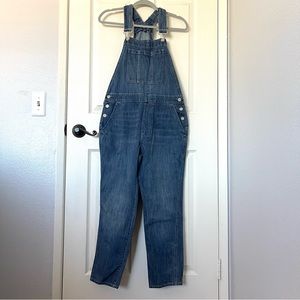 Gap Medium Indigo Denim Slouchy Summer Boho Overalls size Medium